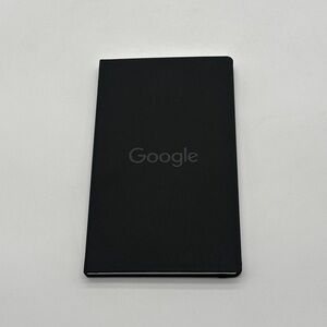 Google Black Hardcover Lined Notebook Journal Elastic‎ Closure Tech Swag